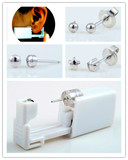 Disposable Ear Piercing Unit with Ball.Full moon earrings