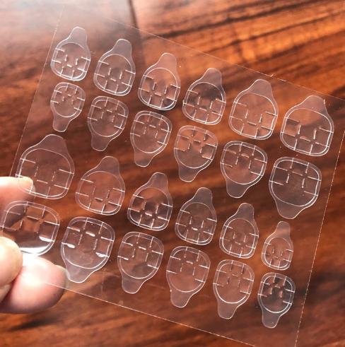 Double Sided False Nail Art Adhesive Tape Glue Sticker DIY Tips Fake Nail